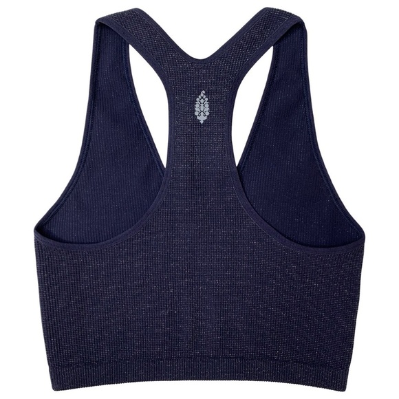 Free People FP Movement Lurex Free Throw Crop Racer Back Tank Top - Picture 4 of 15